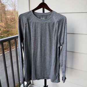 Rhone Men's Heather Gray Long Sleeve Tee